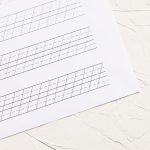Printable Copperplate Guidelines - 4 mm