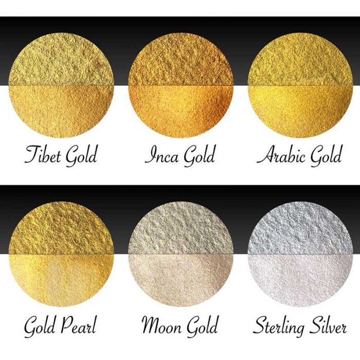 Gold Silver Set C600 swatches