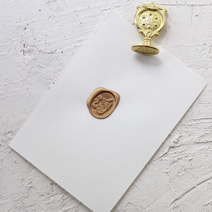 Vintage Wax Seal Stamp - Clipper Ship
